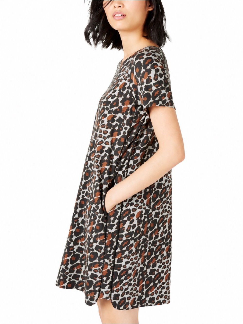MARELLA by Max Mara Leopard Print Mini Dress